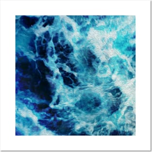 Beautiful Blue Waves 1 Posters and Art